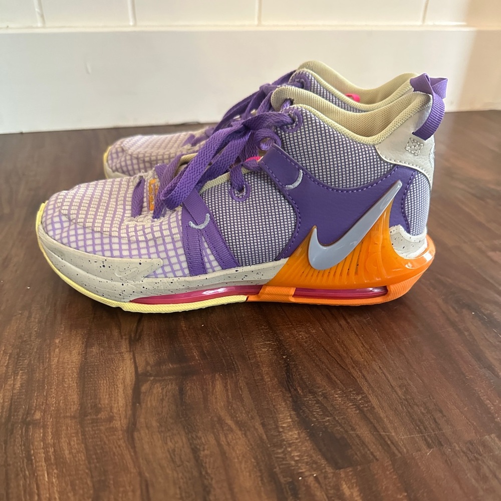 Nike Kids' Purple and Orange Sneakers